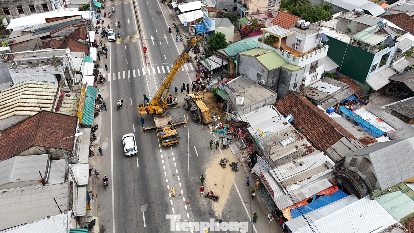 Hiện trường vụ tai nạn.