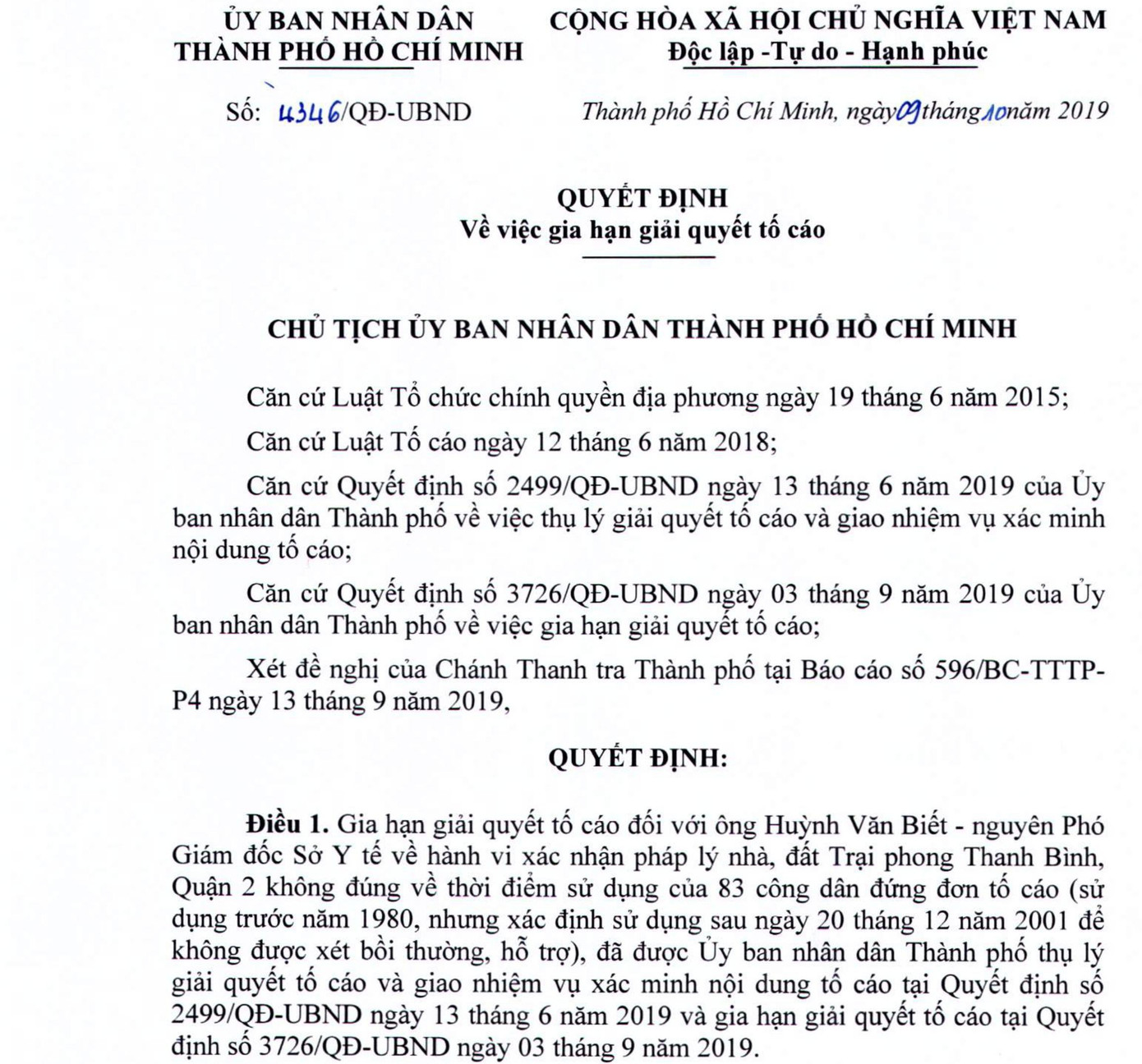 Vụ Thủ Thiêm: Cựu lãnh đạo Sở Y tế bị ‘tố’ làm sai khiến bệnh nhân trắng tay ảnh 1