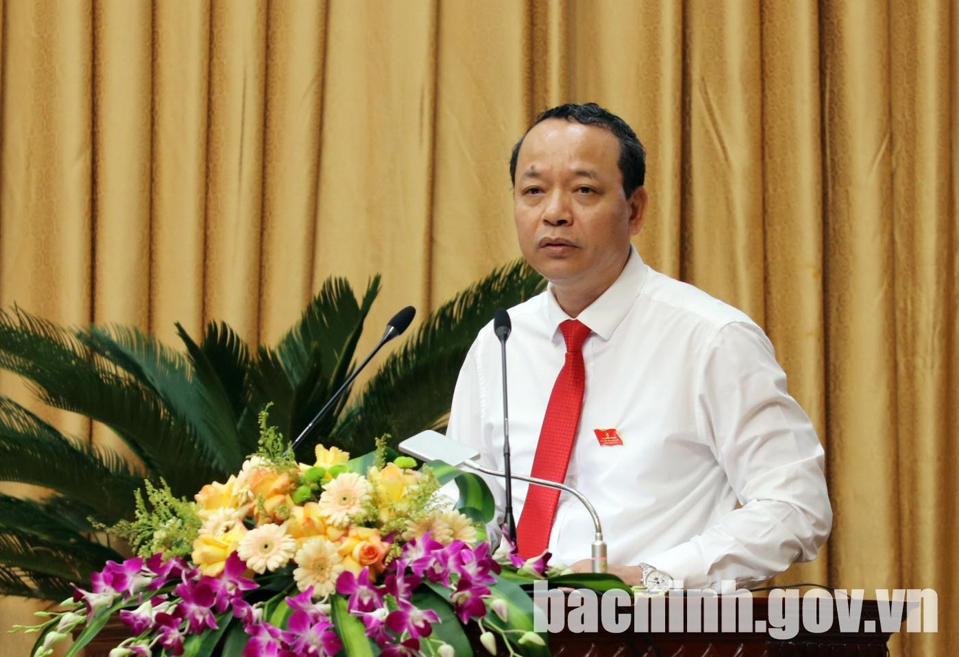 Ông Nguyễn Quốc Chung - Phó Bí thư Thường trực Tỉnh ủy, Chủ tịch HĐND tỉnh Bắc Ninh. Ông Nguyễn Quốc Chung - Phó Bí thư Thường trực Tỉnh ủy, Chủ tịch HĐND tỉnh Bắc Ninh.