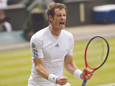 Andy Murray đang là niềm hy vọng lớn nhất của người Anh giải cơn khát danh hiệu Wimbledon. ảnh: AP. Andy Murray đang là niềm hy vọng lớn nhất của người Anh giải cơn khát danh hiệu Wimbledon. ảnh: AP