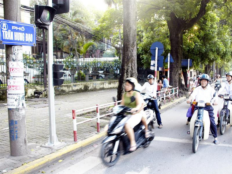 Một góc phố Trần Hưng Đạo - Hà Nội. Ảnh: Phạm Yên