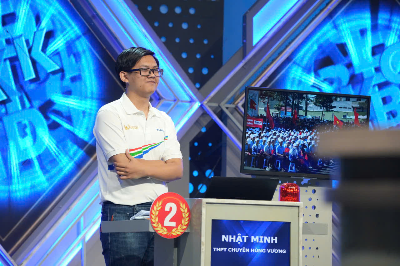 Nguyễn Quốc Nhật Minh đến từ trường THPT Chuyên Hùng Vương, Gia Lai