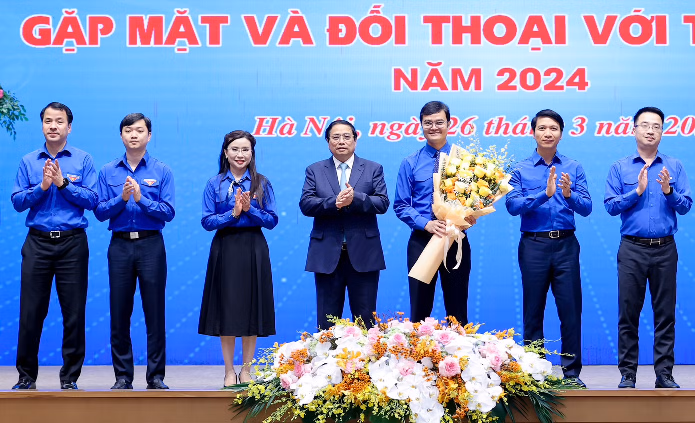 Thủ tướng Phạm Minh Chính chúc mừng Ban Bí thư Trung ương Đoàn TNCS Hồ Chí Minh.