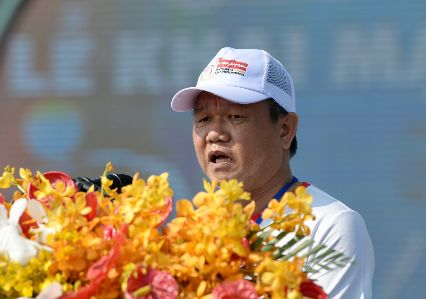 Ông Đào Mỹ - Phó Chủ tịch UBND tỉnh Phú Yên, Trưởng Ban tổ chức Tiền Phong Marathon 2024.