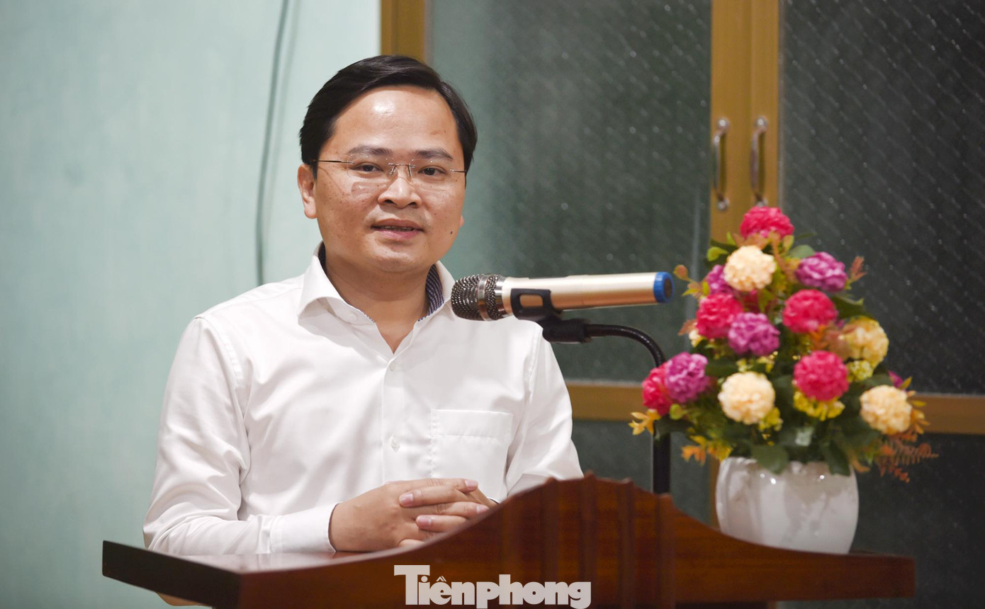 Anh Nguyễn Anh Tuấn phát biểu tại chương trình. Ảnh: Xuân Tùng