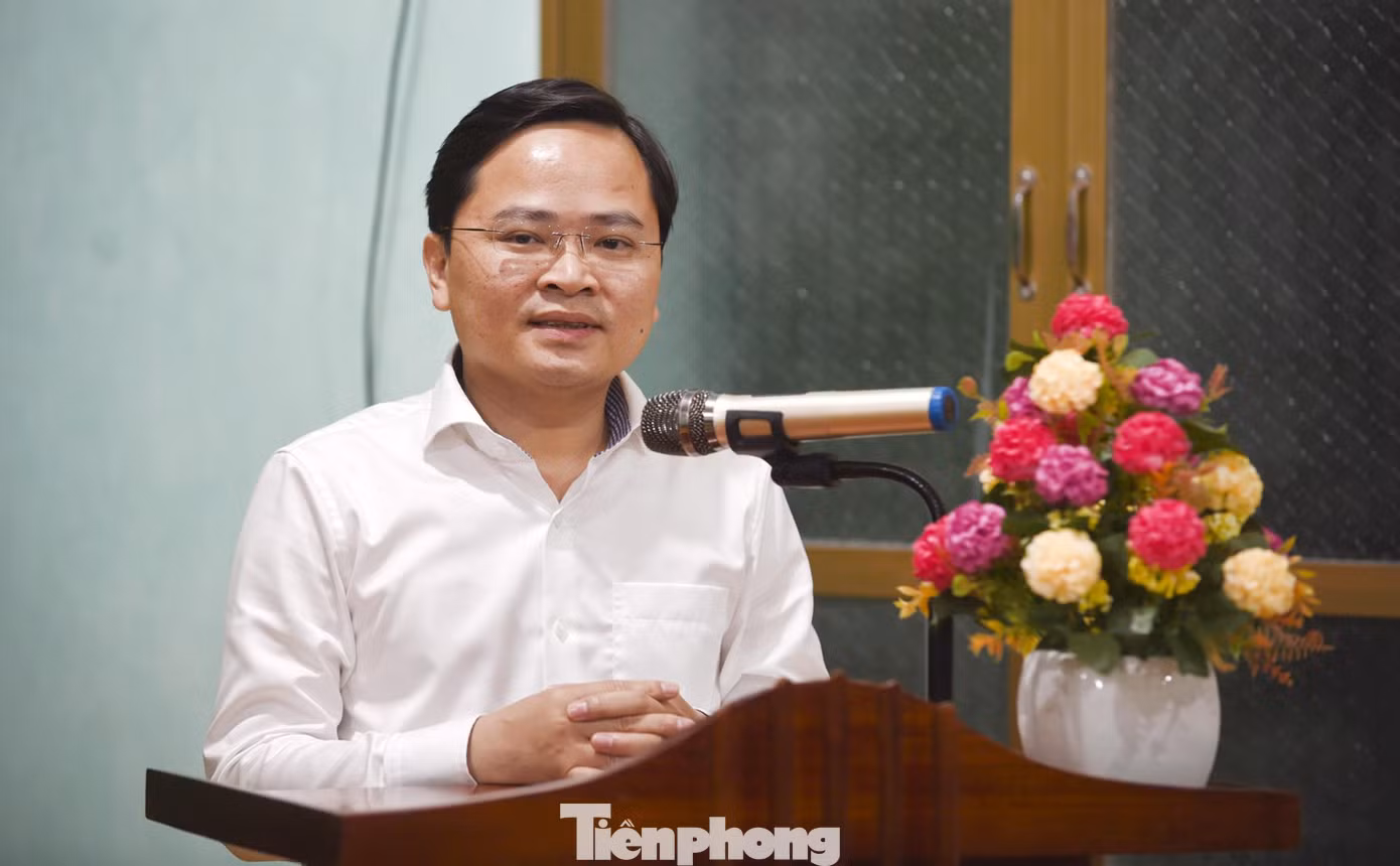 Anh Nguyễn Anh Tuấn phát biểu tại chương trình. Ảnh: Xuân Tùng
