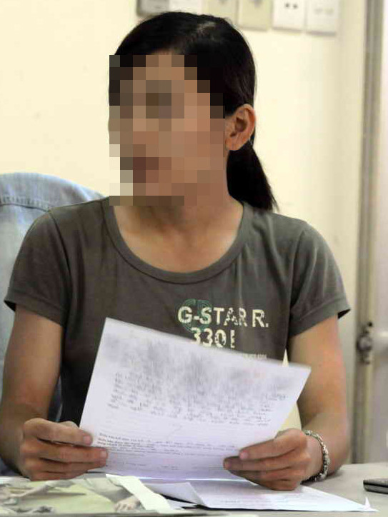 Bệnh nhân Xuân bị cắt nhầm buồng trứng nhưng gần một năm nay bệnh viện vẫn chối bỏ trách nhiệm - Ảnh: L.N