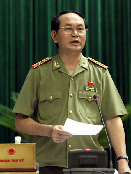 Bộ trưởng công an Trần Đại Quang