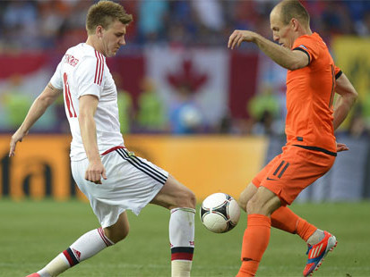 Robben tỏ ra khá vô duyên trong trận đấu này. Ảnh: Getty Image. Robben tỏ ra khá vô duyên trong trận đấu này. Ảnh: Getty Image