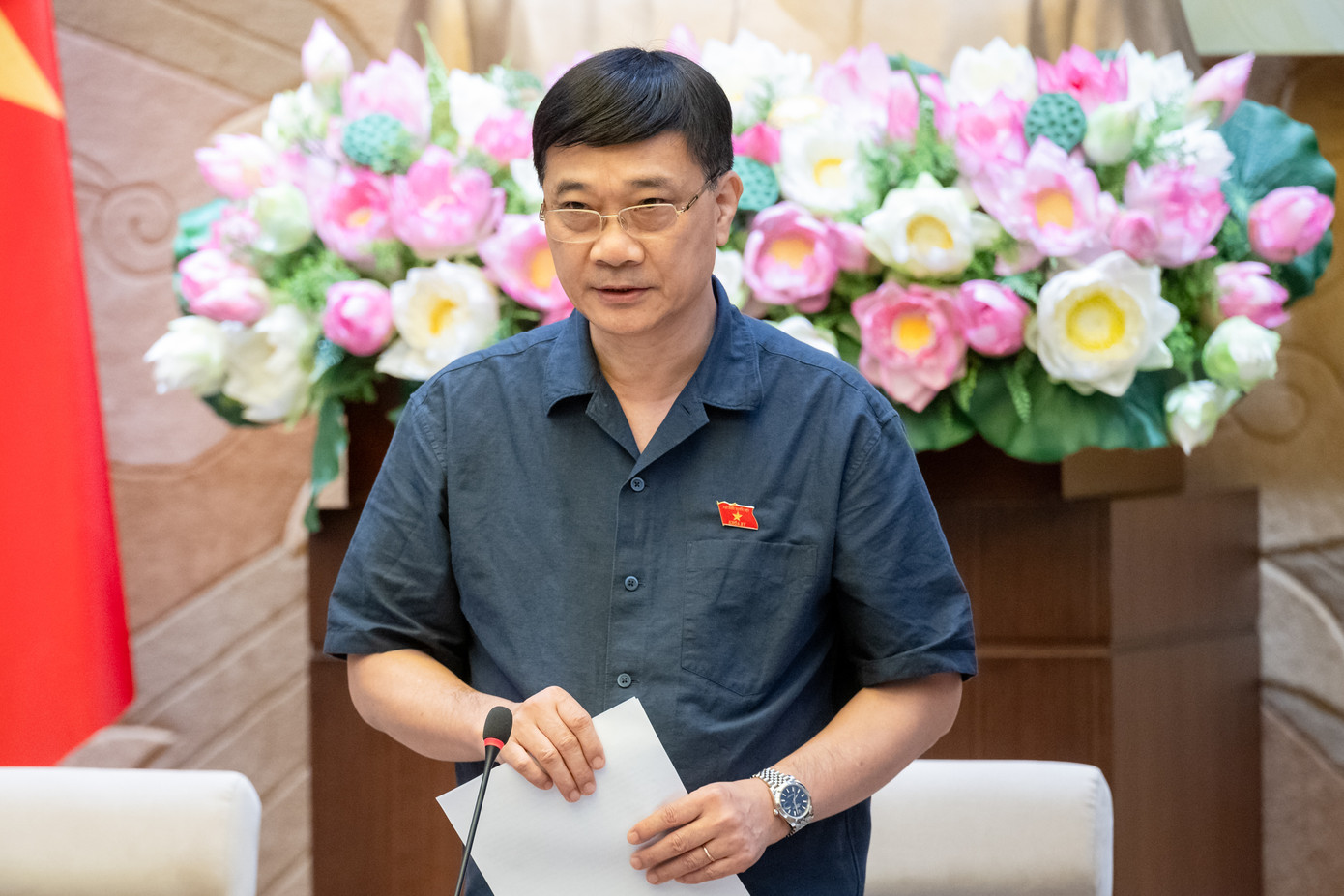 Chủ nhiệm Ủy ban Kinh tế Vũ Hồng Thanh – Phó Trưởng đoàn giám sát. Ảnh: QH Chủ nhiệm Ủy ban Kinh tế Vũ Hồng Thanh – Phó Trưởng đoàn giám sát. Ảnh: QH