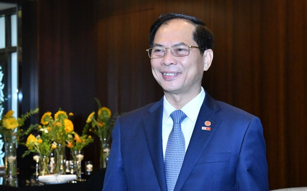 Bộ trưởng Ngoại giao Bùi Thanh Sơn. (Ảnh: Thanh Giang)