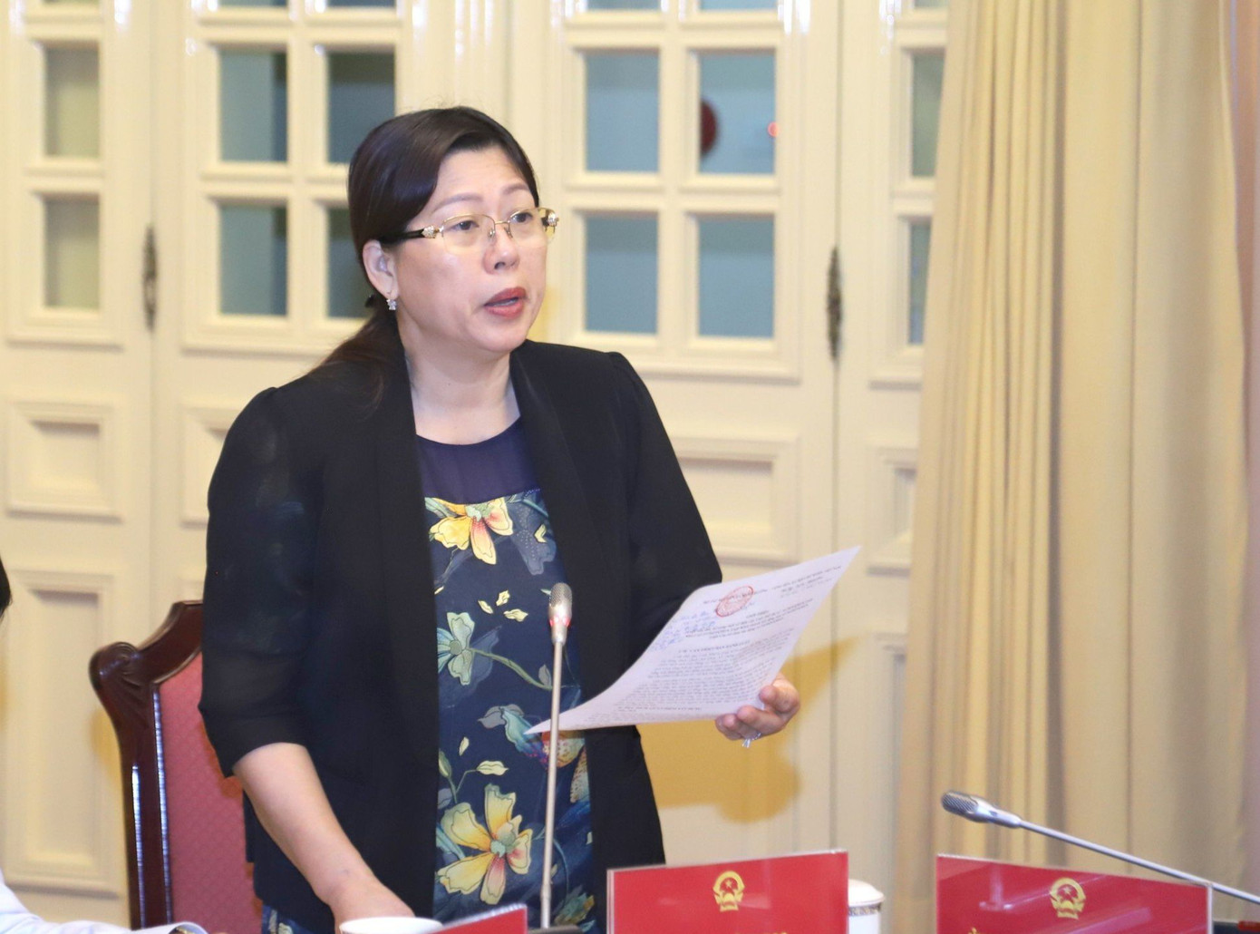 Thứ trưởng Bộ TN&MT Nguyễn Thị Phương Hoa. Ảnh PV Thứ trưởng Bộ TN&MT Nguyễn Thị Phương Hoa. Ảnh PV