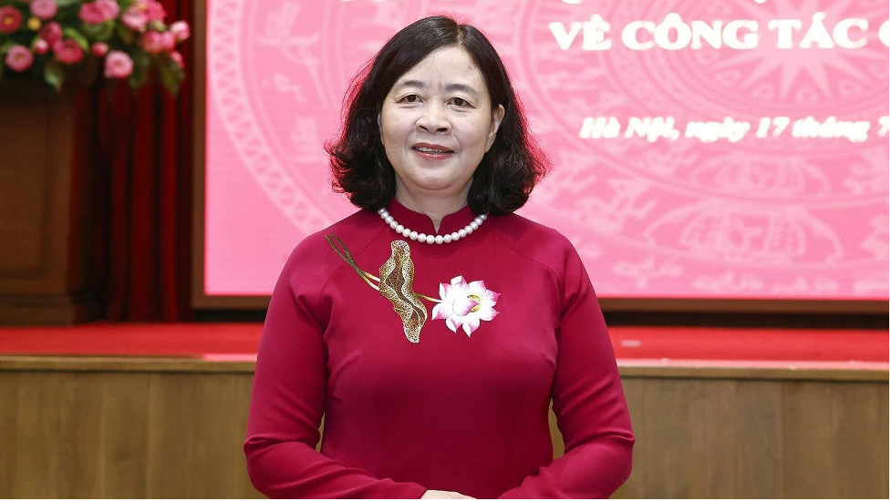 Bà Bùi Thị Minh Hoài, Ủy viên Bộ Chính trị, Bí thư Thành ủy Hà Nội. Ảnh PV Bà Bùi Thị Minh Hoài, Ủy viên Bộ Chính trị, Bí thư Thành ủy Hà Nội. Ảnh PV