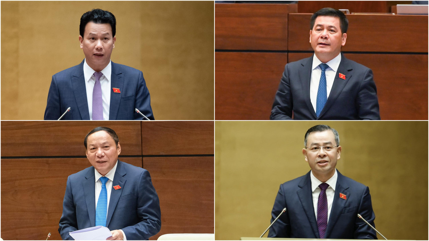 Quốc hội chất vấn bốn "tư lệnh ngành" tại Kỳ họp thứ 7 vừa qua. Quốc hội chất vấn bốn "tư lệnh ngành" tại Kỳ họp thứ 7 vừa qua.