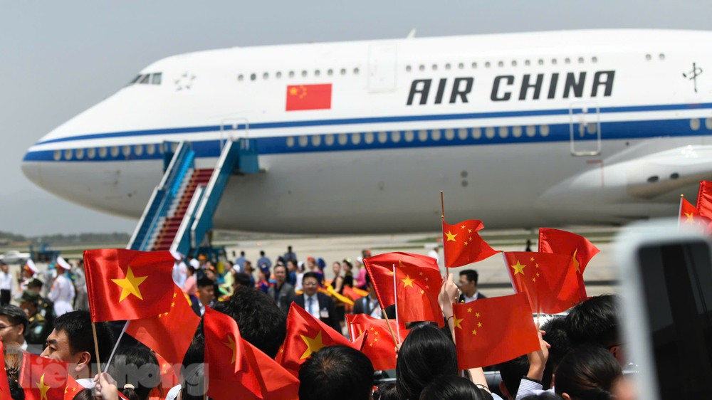 Tổng Bí thư, Chủ tịch nước Trung Quốc Tập Cận Bình thăm cấp Nhà nước tới Việt Nam từ ngày 14-15/4. Ảnh: Như Ý. Tổng Bí thư, Chủ tịch nước Trung Quốc Tập Cận Bình thăm cấp Nhà nước tới Việt Nam từ ngày 14-15/4. Ảnh: Như Ý.