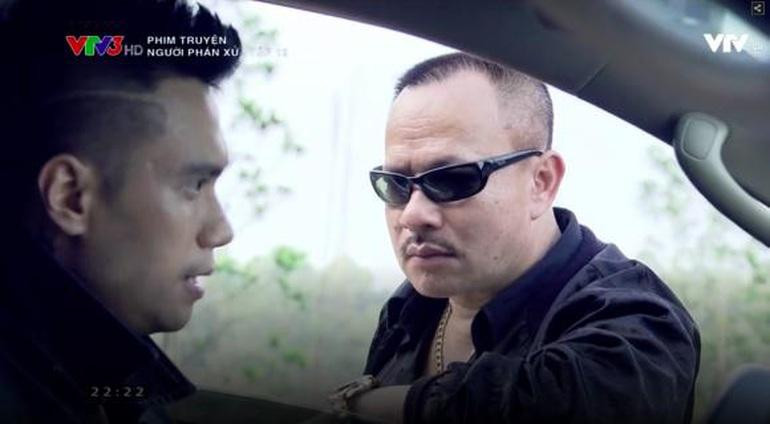 Võ sư Vũ Hải trong một cảnh phim "Người phán xử" (Ảnh: Cắt từ video).