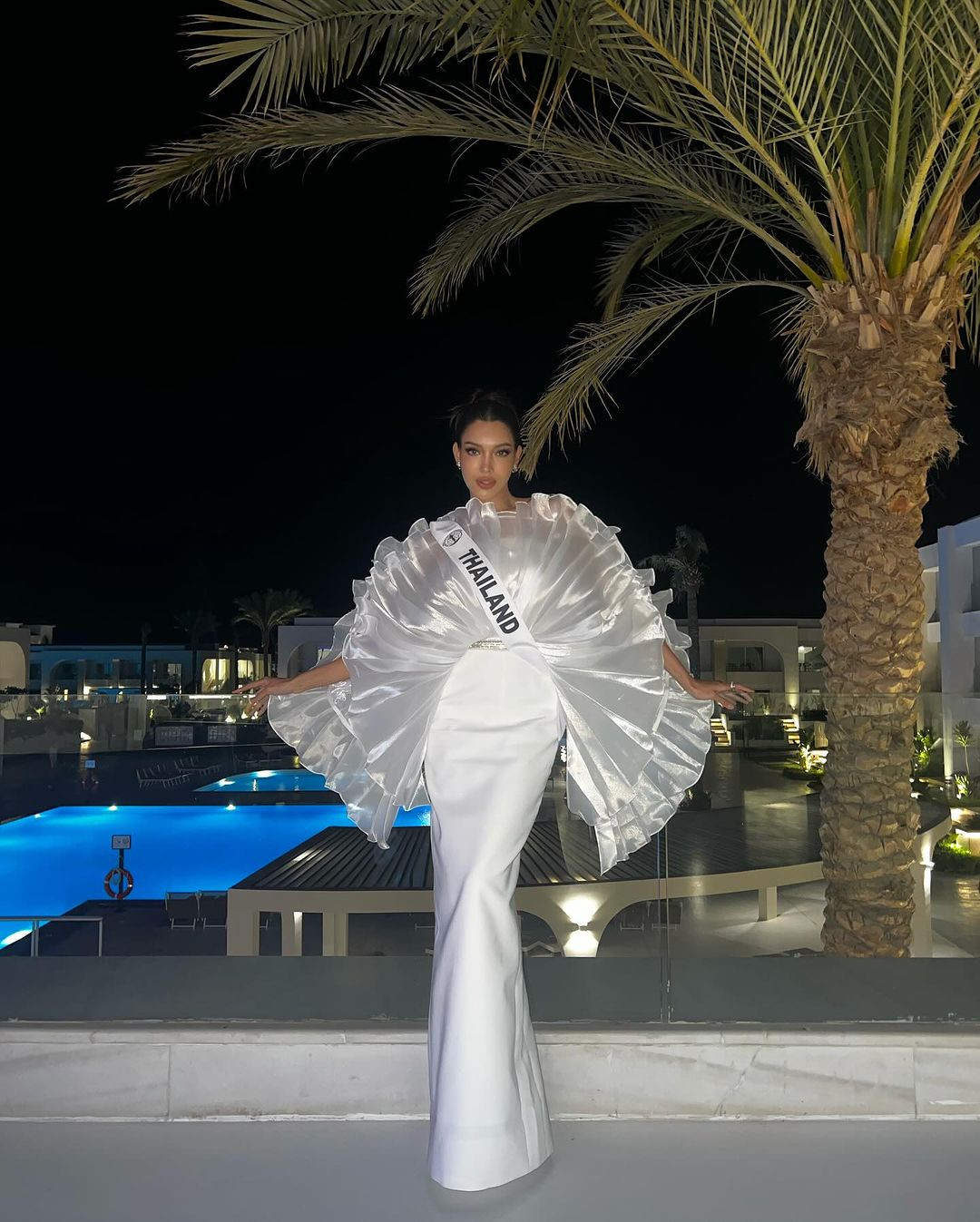 Người đẹp là Cử nhân Khoa Nghệ thuật Truyền thông quốc tế tại Đại học Bangkok (BUIC).