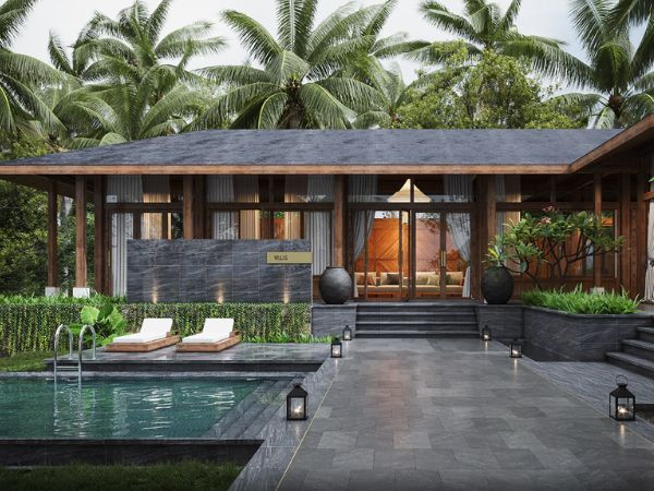 Sử dụng chủ yếu là các vật liệu quen thuộc sẵn có ở địa phương.