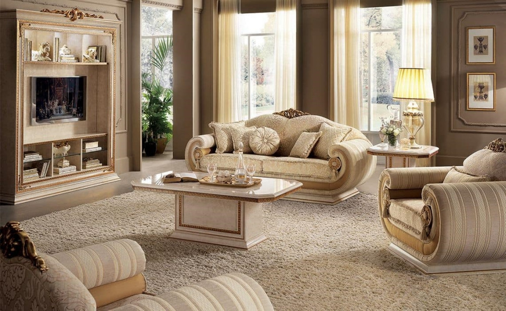 Phong cách thiết kế vách tivi cổ điển mang đến vẻ đẹp sang trọng cho không gian phòng khách.