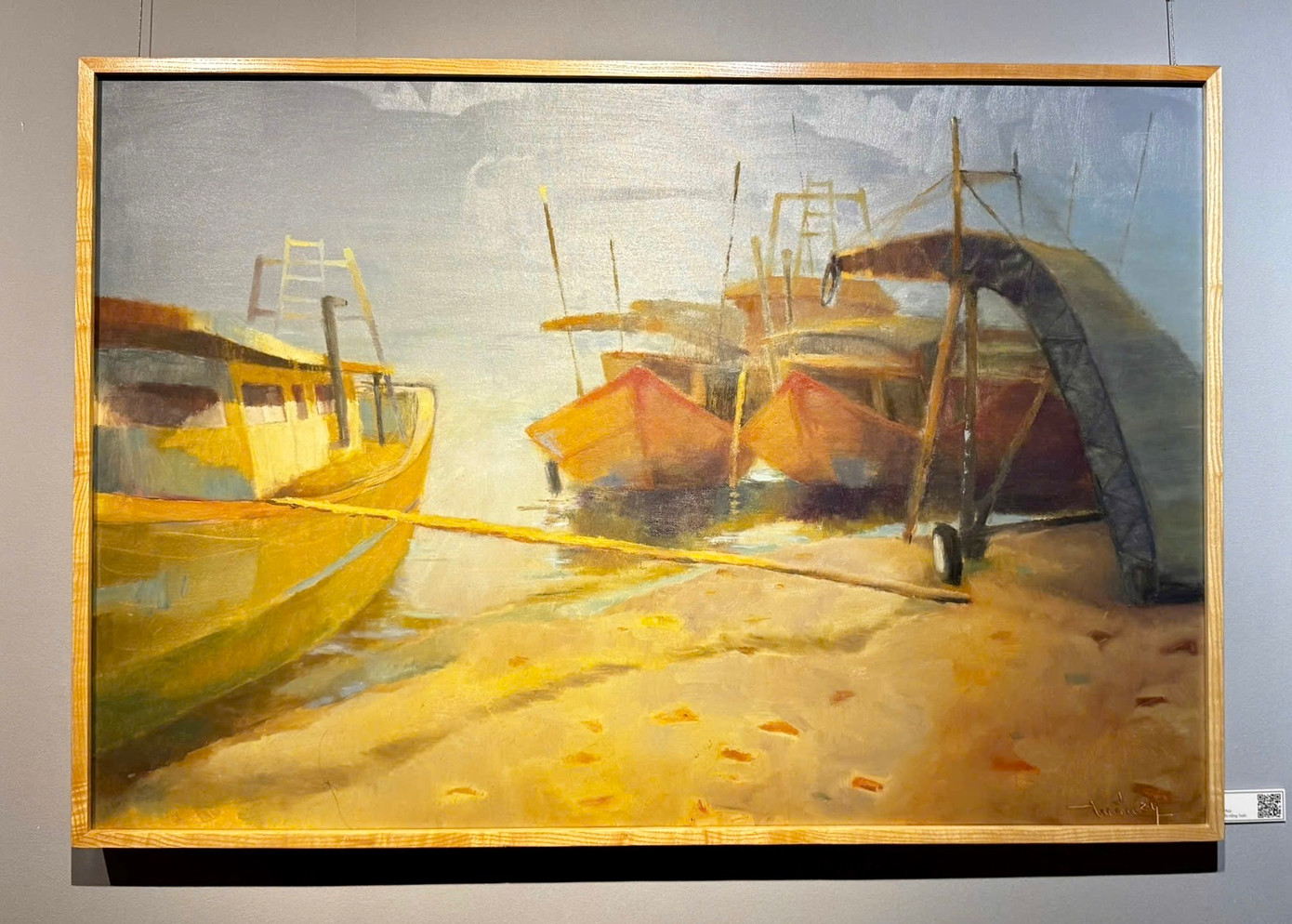 Nhiều tác phẩm ấn tượng tại triển lãm.