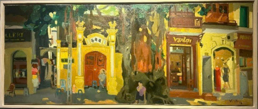 Trong những ngày mùa Thu tiết trời hanh hao đầy cảm xúc này, nhiều họa sĩ cùng gặp nhau ở ý tưởng thể hiện chủ đề về Hà Nội, nhưng với những góc nhìn khác biệt và đầy sáng tạo. Trong những ngày mùa Thu tiết trời hanh hao đầy cảm xúc này, nhiều họa sĩ cùng gặp nhau ở ý tưởng thể hiện chủ đề về Hà Nội, nhưng với những góc nhìn khác biệt và đầy sáng tạo.