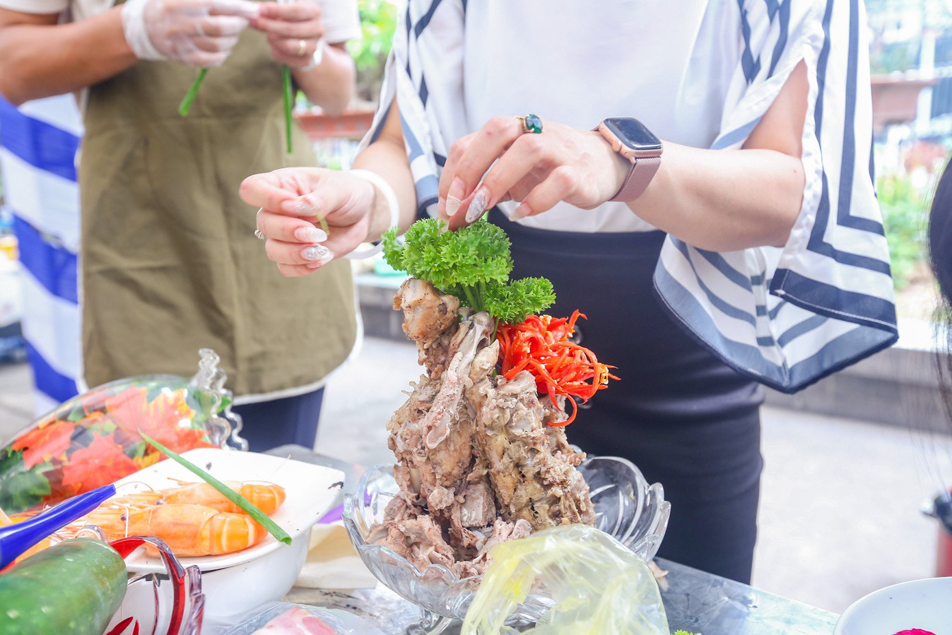 Công tác chuẩn bị tổ chức Lễ hội ẩm thực cũng như phần Hội thi nấu ăn lần này được thường trực Công đoàn các cơ quan thực hiện chu đáo.