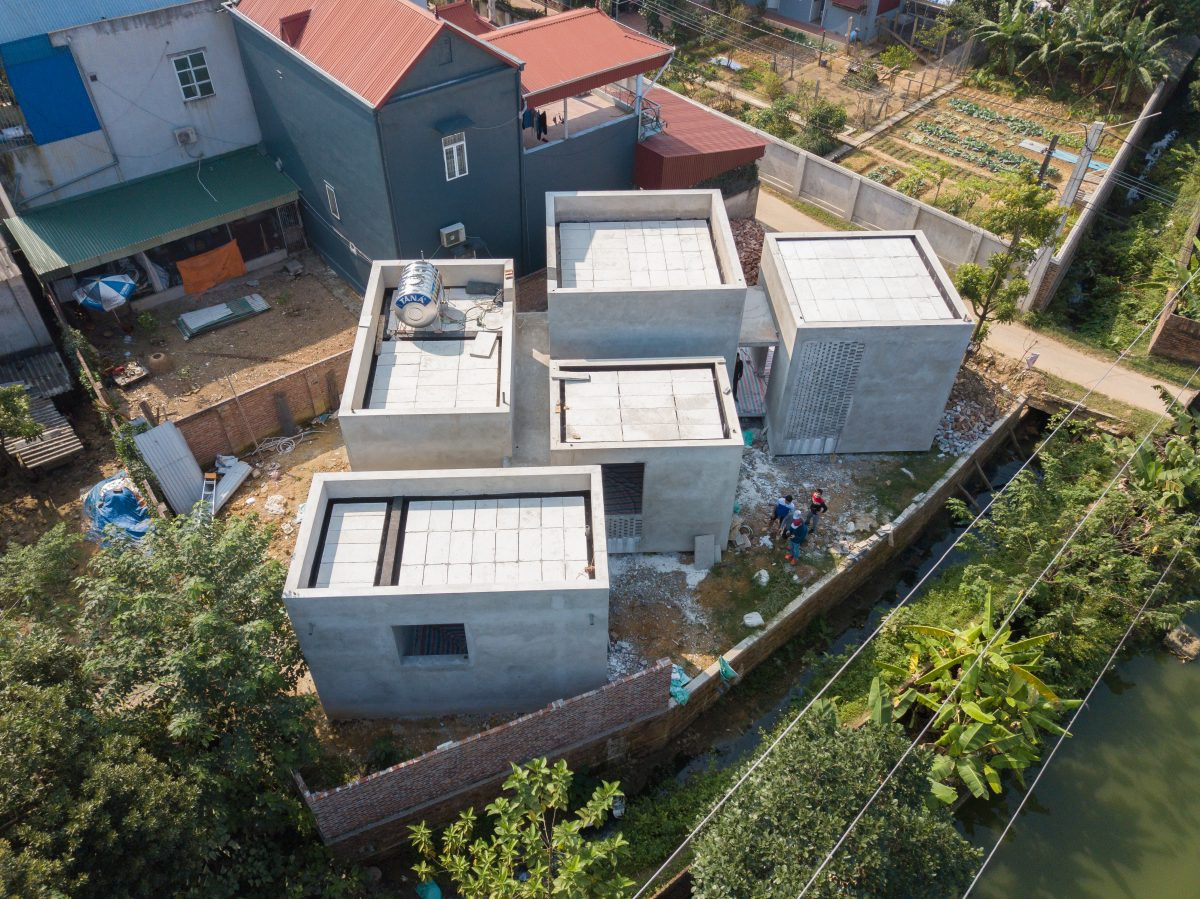 Mẫu nhà ở tái sử dụng nước mưa. Mẫu nhà ở tái sử dụng nước mưa.