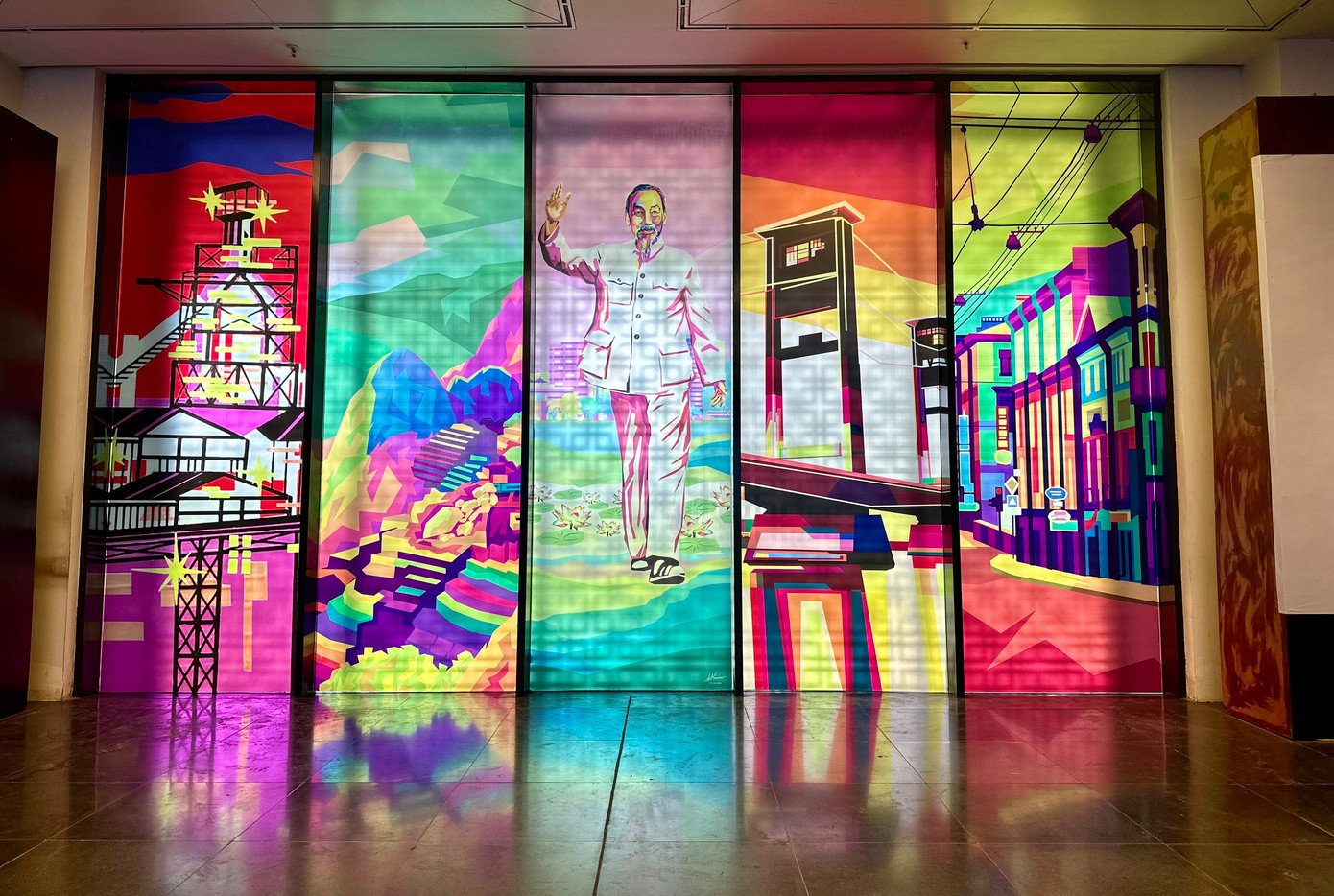 Không gian trưng bày (Ảnh: Bảo tàng Hà Nội) Không gian trưng bày (Ảnh: Bảo tàng Hà Nội)