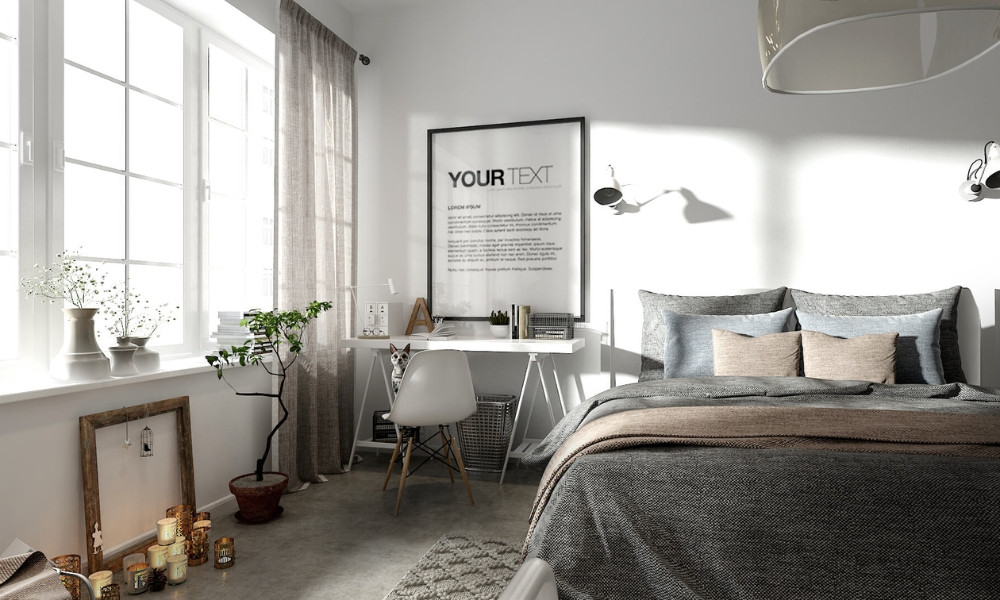 Màu sắc chủ đạo phong cách Bắc Âu thường là xám, trắng đen kết hợp cùng màu gỗ, xanh của cây cối (Ảnh: Livspace, Buyer Select)