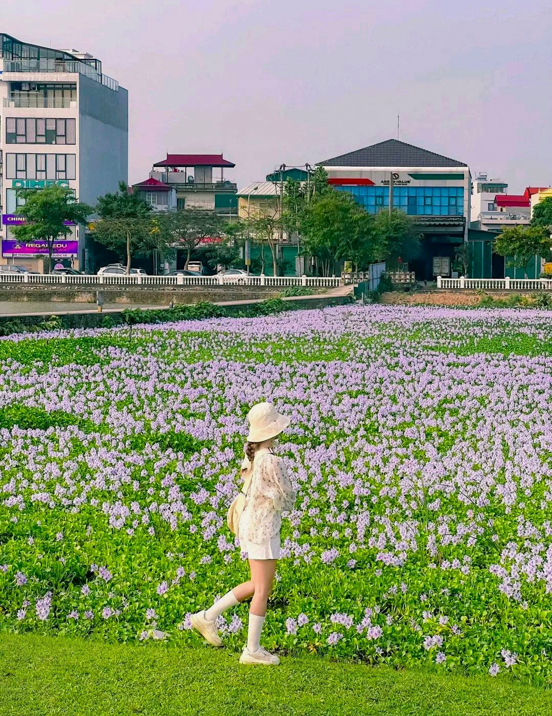 Đi tận 18 km từ Cầu Diễn sang Long biên, chị Nhung chia sẻ: “Tuy nhà xa nhưng vì thích chụp ảnh nên mình vẫn rủ bạn mình đi cùng...”. (Ảnh: Phương Tail) Đi tận 18 km từ Cầu Diễn sang Long biên, chị Nhung chia sẻ: “Tuy nhà xa nhưng vì thích chụp ảnh nên mình vẫn rủ bạn mình đi cùng...”. (Ảnh: Phương Tail)