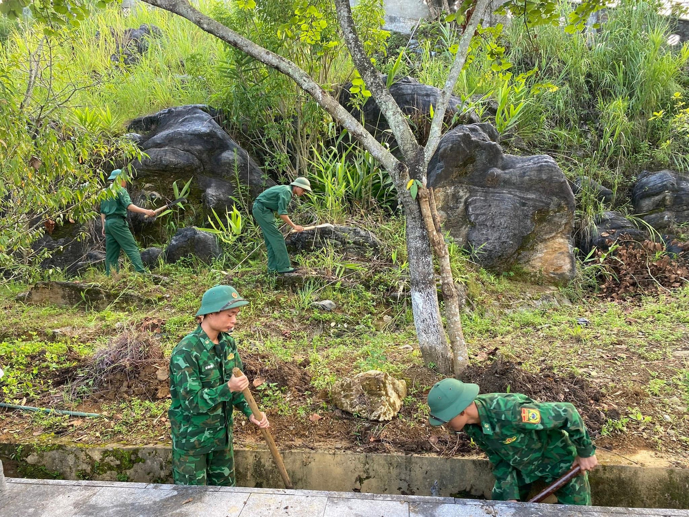 Bộ đội Biên phòng tỉnh Lai Châu cũng góp sức hưởng ứng kỷ niệm 76 năm ngày Thương binh - Liệt sĩ.