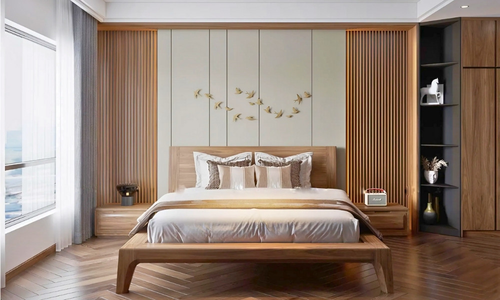 Không gian hiện đại với nội thất tối giản, tận dụng tối đa ánh sáng tự nhiên (Ảnh: Houzz)