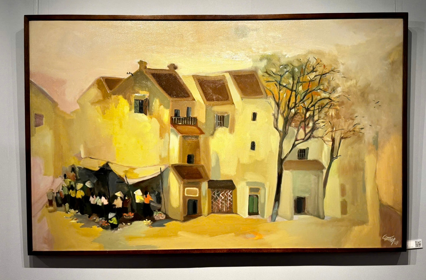 Nhiều tác phẩm ấn tượng tại triển lãm.