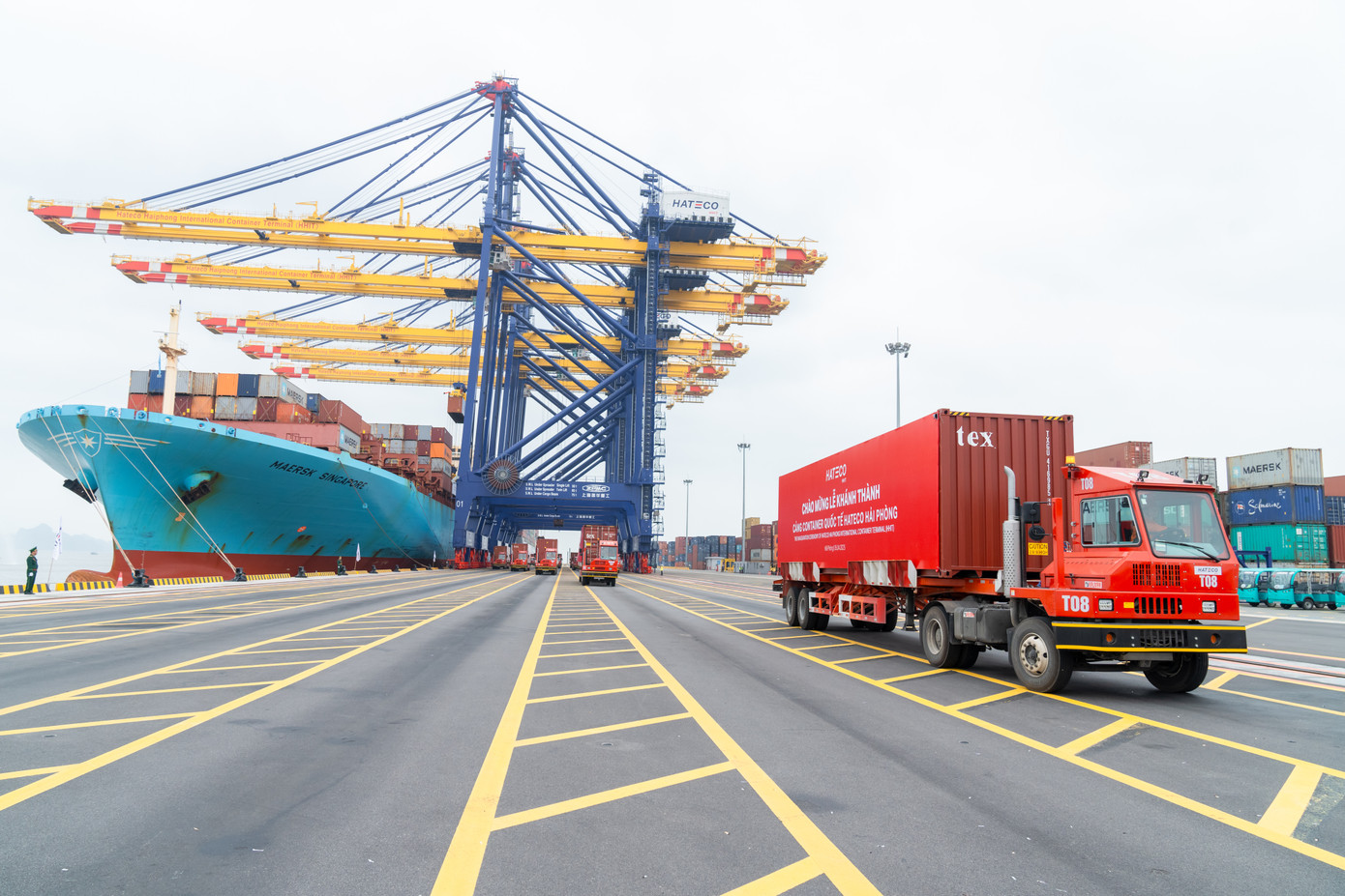 Cảng Container ở Hải Phòng. Ảnh: Ngọc Mai. Cảng Container ở Hải Phòng. Ảnh: Ngọc Mai.