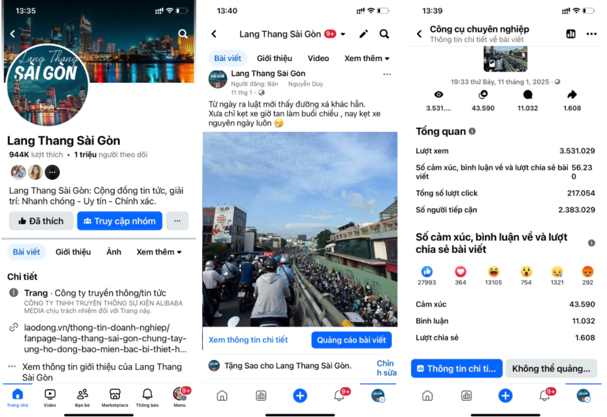 Fanpage Lang Thang Sài Gòn đã trở thành một trong những cộng đồng trực tuyến có sức ảnh hưởng lớn tại Việt Nam. Fanpage Lang Thang Sài Gòn đã trở thành một trong những cộng đồng trực tuyến có sức ảnh hưởng lớn tại Việt Nam.