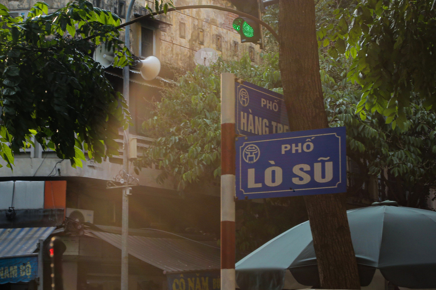 Phố Lò Sũ trong thời kỳ thuộc địa Pháp có tên gọi là phố Pui-an. Đến năm 1945 tên phố đổi thành phố Nguyễn Trãi. Vào năm 1949 phố đổi tên thành phố Lò Sũ và cũng là tên gọi giữ đến tận bây giờ.