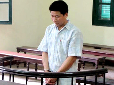 Bị cáo tại tòa. Bị cáo tại tòa