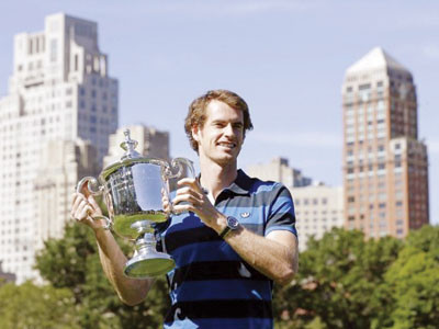 Murray trên đường bảo vệ danh hiệu Grand Slam đầu tiên của mình. ảnh: AP