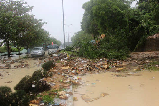 Nha Trang tê liệt vì sạt lở, ngập lụt ảnh 4