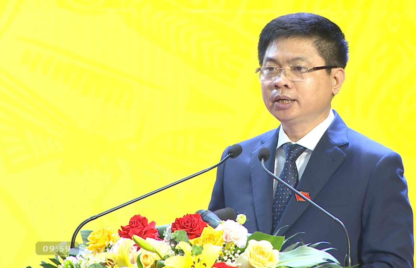 Ông Trương Quốc Huy phát biểu tại buổi lễ.