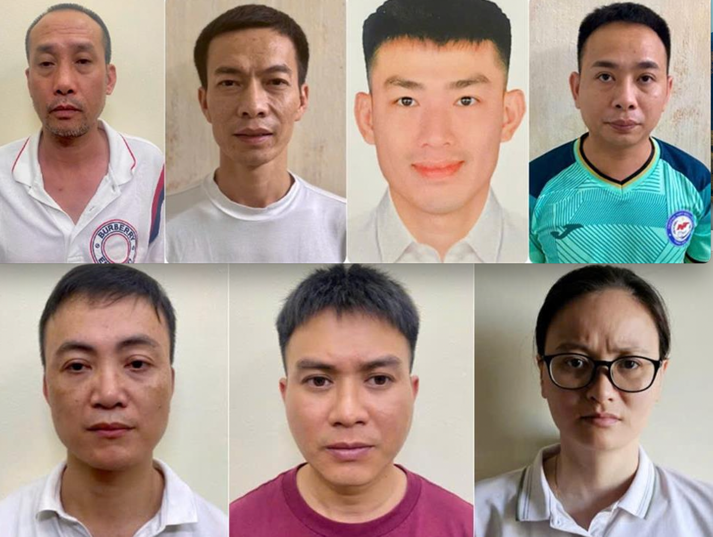 Các bị can bị khởi tố.