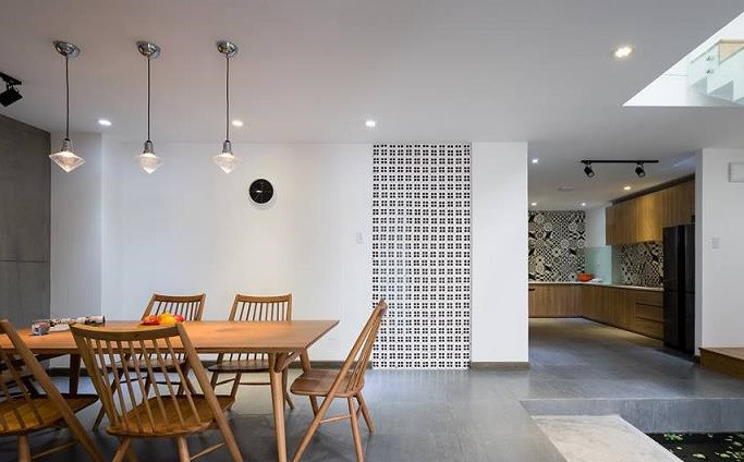 Mê mẩn nhà phố 2 tầng có giếng trời đẹp hút mắt ảnh 9