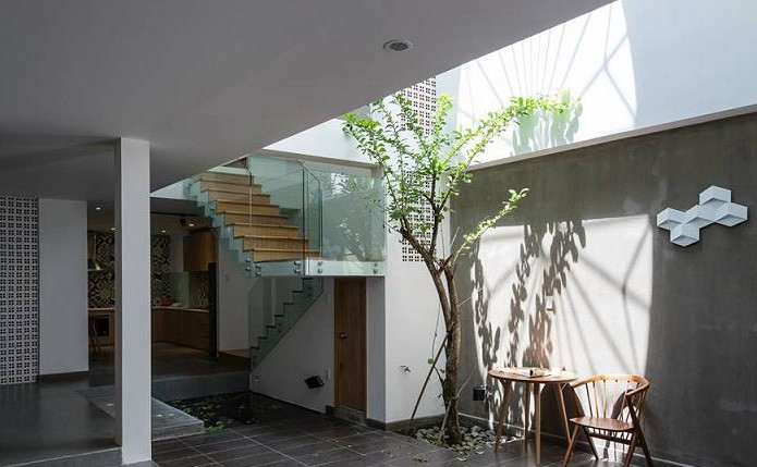 Mê mẩn nhà phố 2 tầng có giếng trời đẹp hút mắt ảnh 5