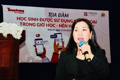 Báo Tiền Phong tổ chức tọa đàm: Học sinh được sử dụng điện thoại- Nên hay không? ảnh 16