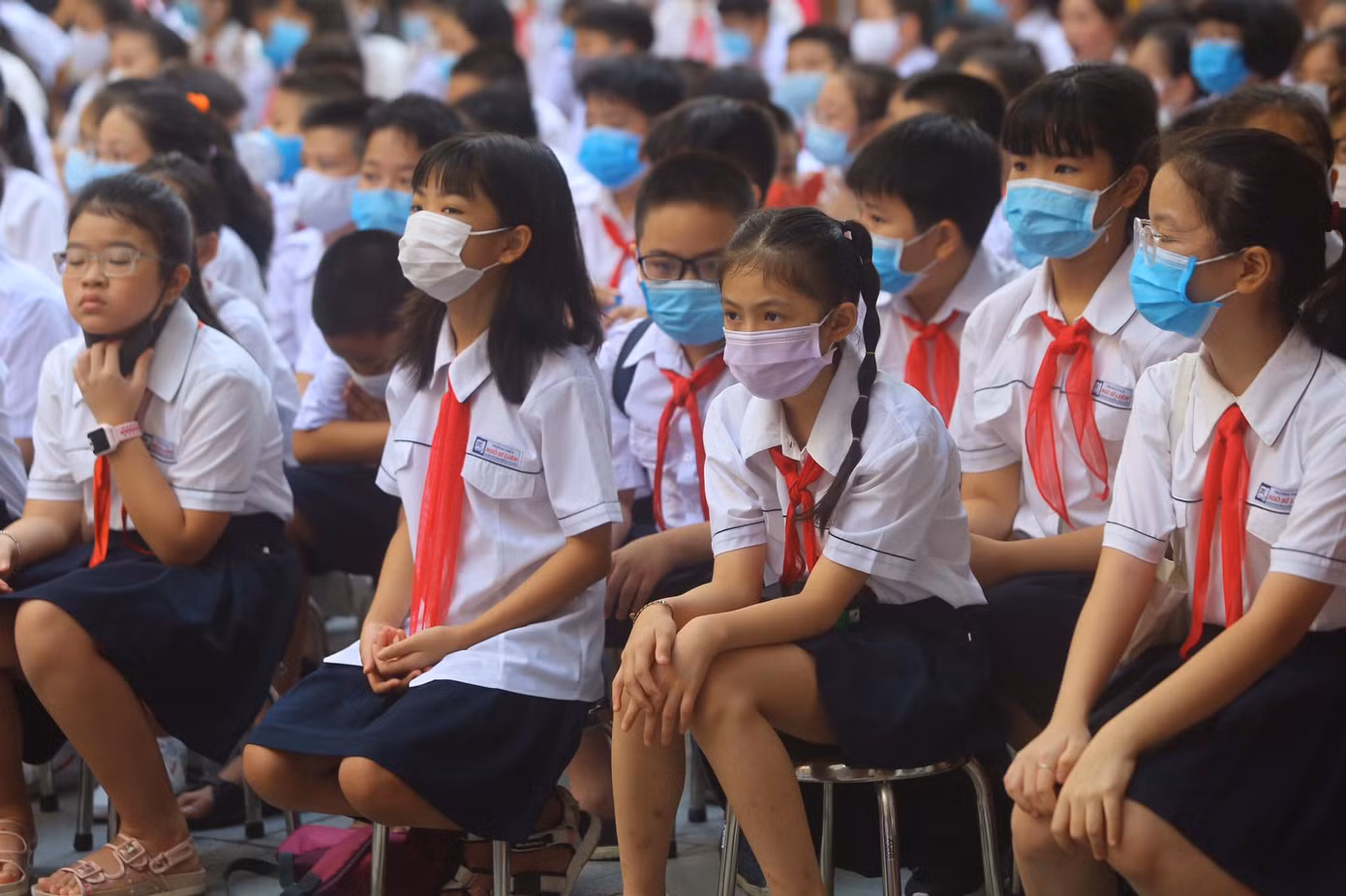 Lễ khai giảng đặc biệt trong mùa COVID-19: Nơi trực tuyến, nơi khai giảng trong lớp học ảnh 55