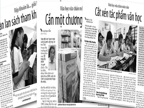 Năm 2012, Báo Thanh Niên đã có nhiều bài viết phản ảnh những vấn đề của việc dạy và học môn văn trong trường phổ thông