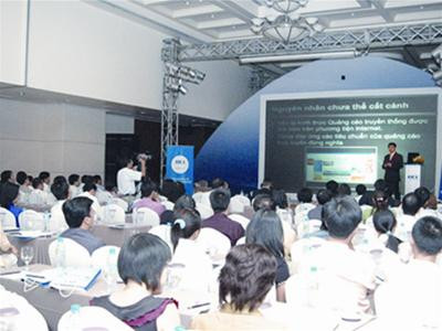 Để đánh bóng hình ảnh của OCI, Trần Huỳnh Duy Thức tổ chức nhiều sự kiện giới thiệu về dịch vụ OCI Ads mang lại lợi ích cho các doanh nghiệp Ảnh T.H.V