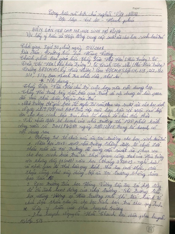Lùm xùm ở Sóc Trăng, Phòng GD-ĐT ép trường vì suất ăn học sinh? ảnh 1