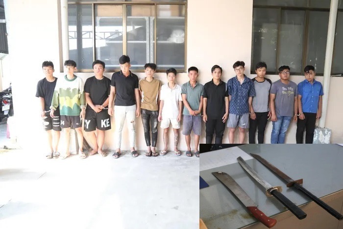 Nhóm đối tượng và hung khí gây án