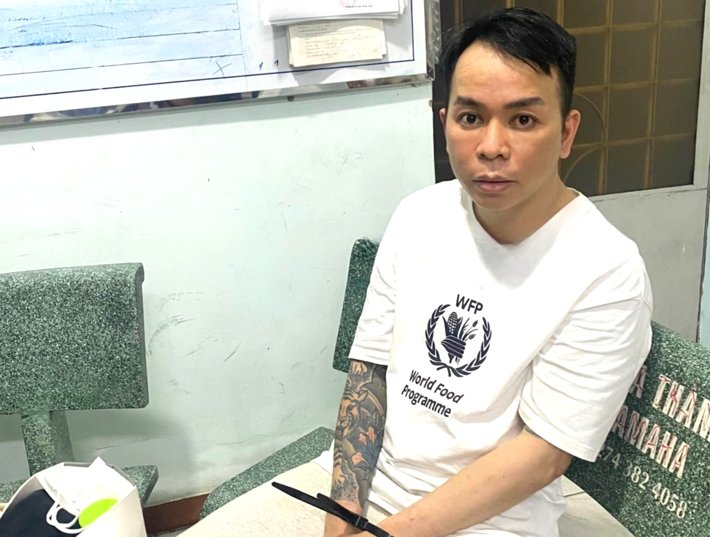 Ông Ngô Văn Bảy khi bị bắt Ảnh: Công an tỉnh Bình Dương